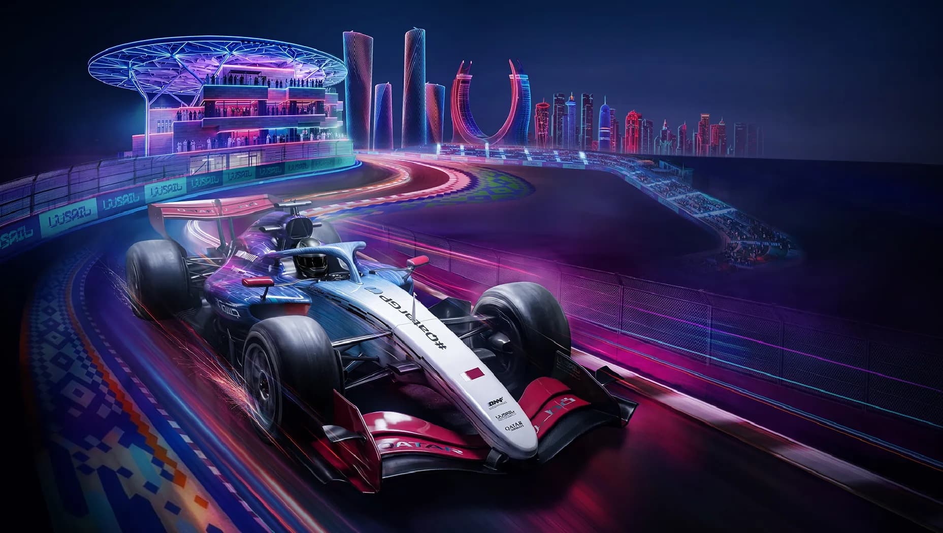 Qatar Grand Prix 2026 Lusail campaign artwork